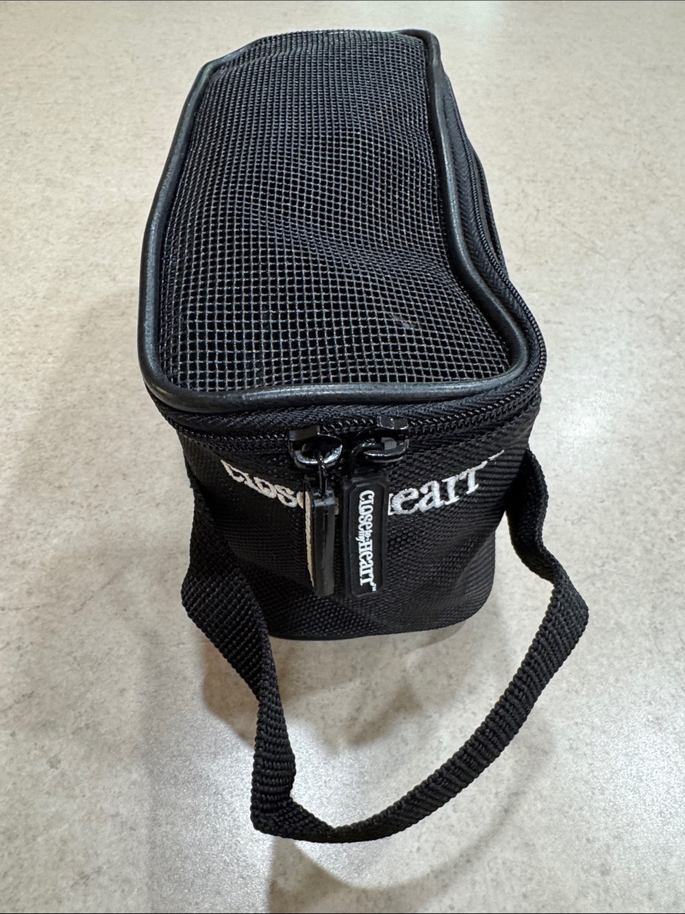 Close to my Heart Black Mesh-Top Organizer Pouch